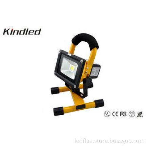 DC 24 V Exterior Portable Rechargeable Led Floodlight 10 Wa